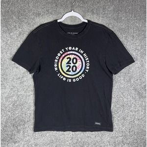 Life Is Good 2020 Weirdest Year in History‎ Crusher Tee Shirt Mens Size Medium